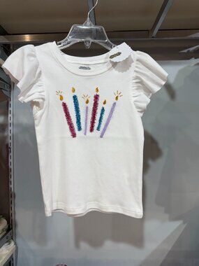 NWT Mudpie Celebration Sparkler Shirt 2T-3T Medium